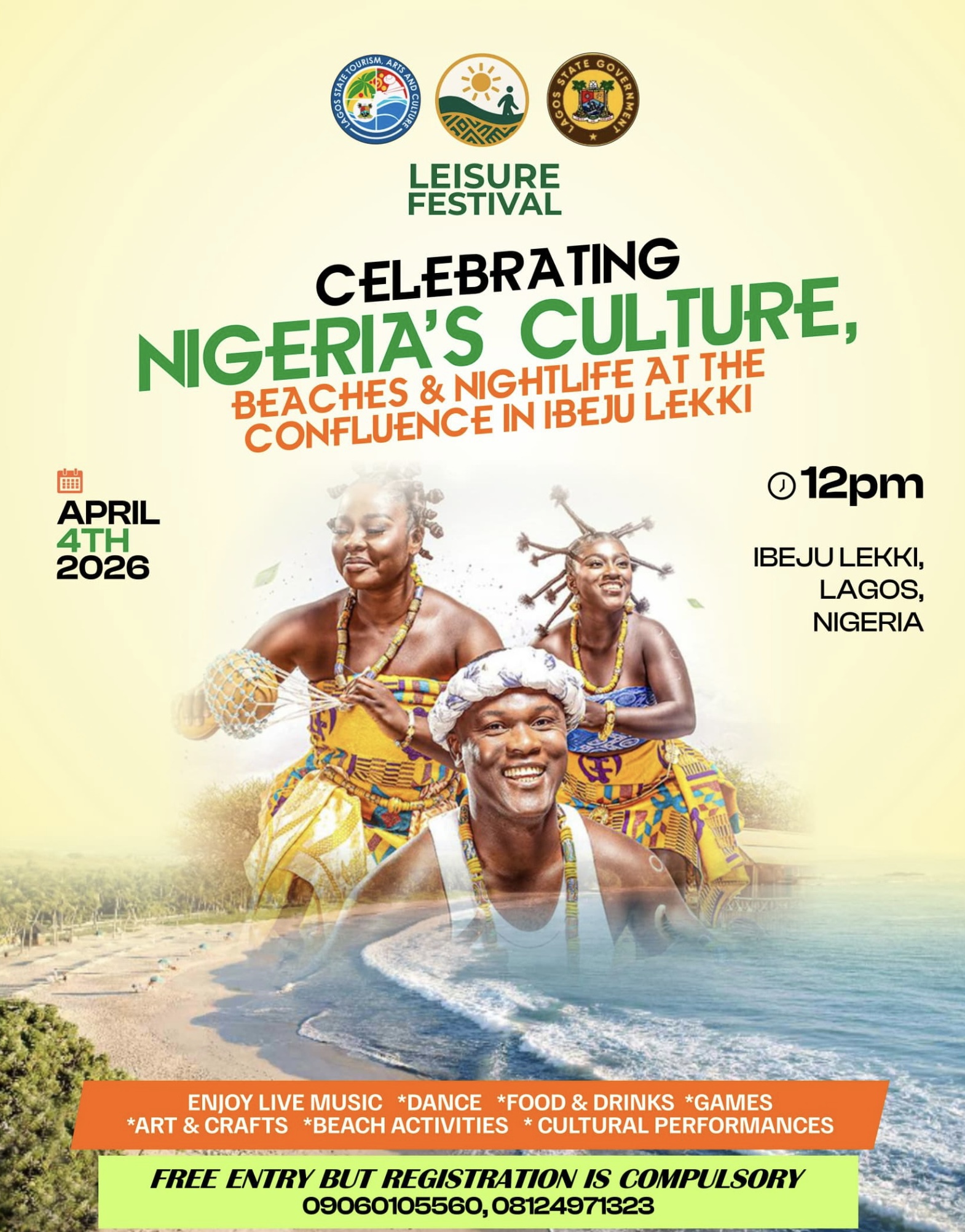 Leisure Festival event poster